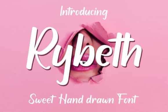 Rybeth Script Font Image 1