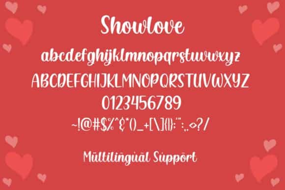 Showlove Script Font Image 3