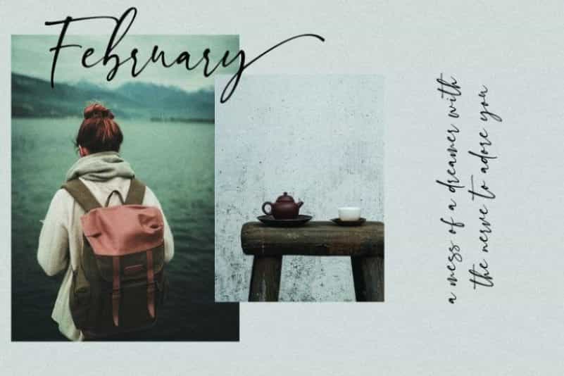 Forestea Modern Calligraphy Font Image 3
