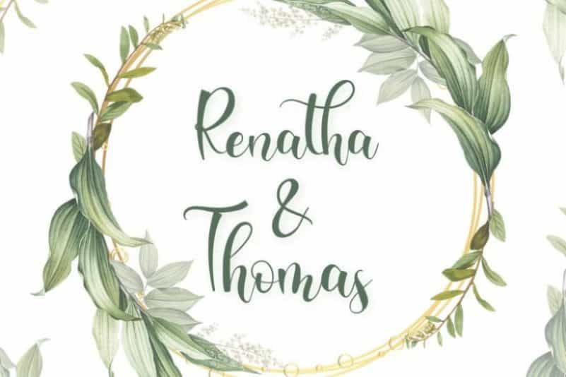 Raisya Calligraphy Font Image 2