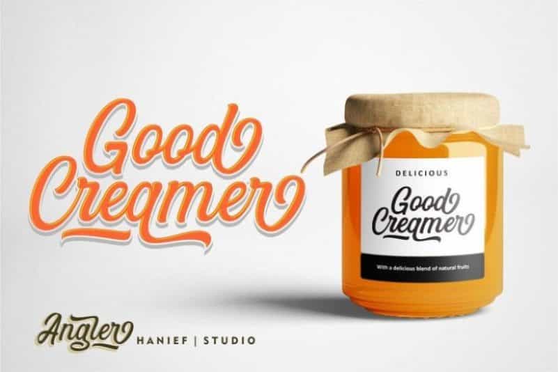 Angler Modern Script Font Image 2