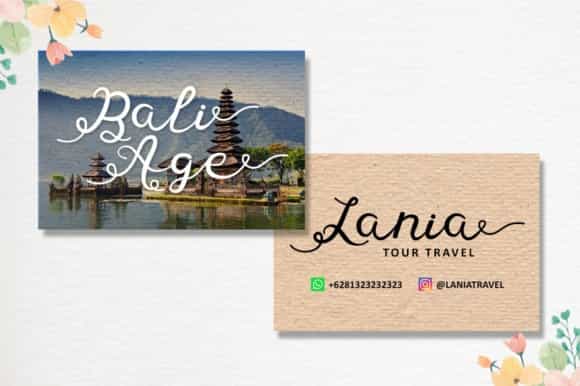 Afilia Modern Calligraphy Font Image 2