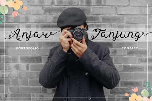 Afilia Modern Calligraphy Font Image 3
