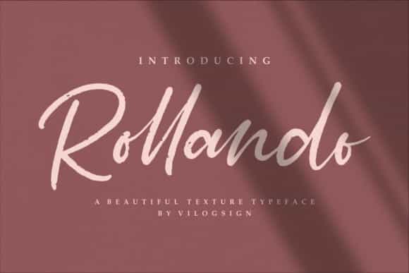 Rollando Script Font Image 1