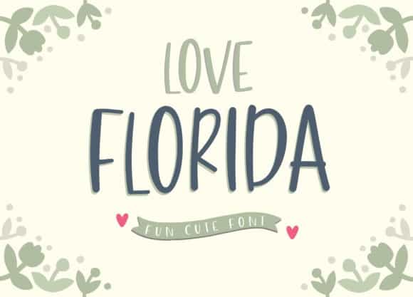 Love Florida Script Font Image 1