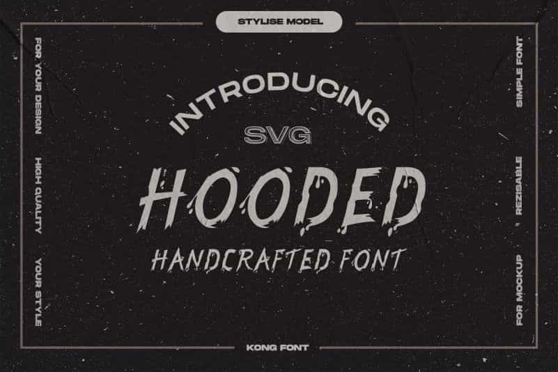 Hooded Brush Font Image 1