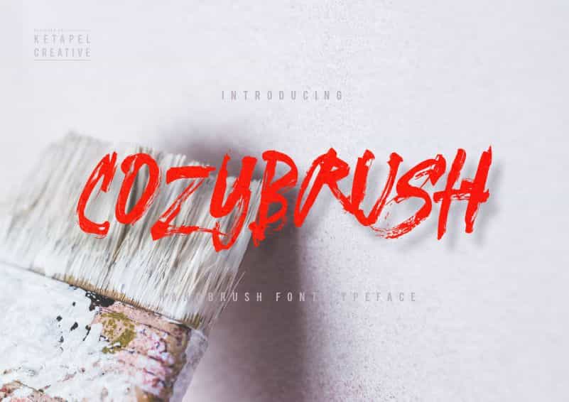 Cozybrush Font Image 1