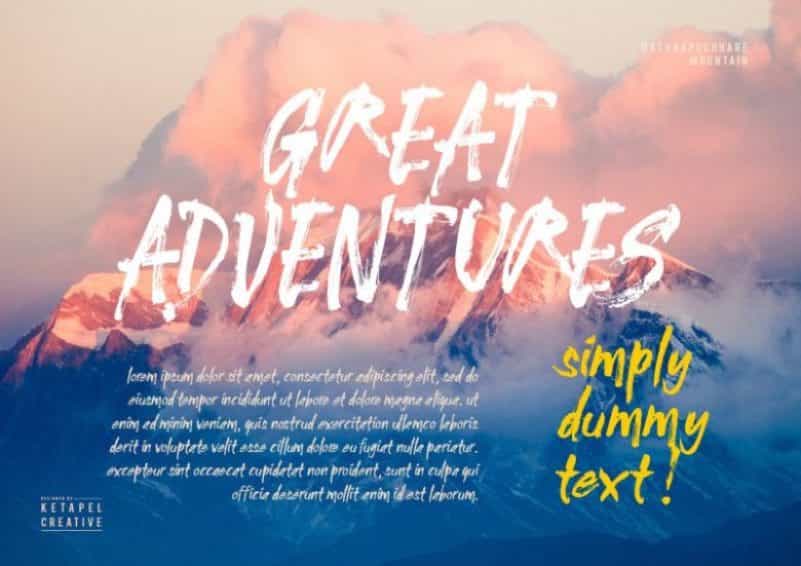 Cozybrush Font Image 3