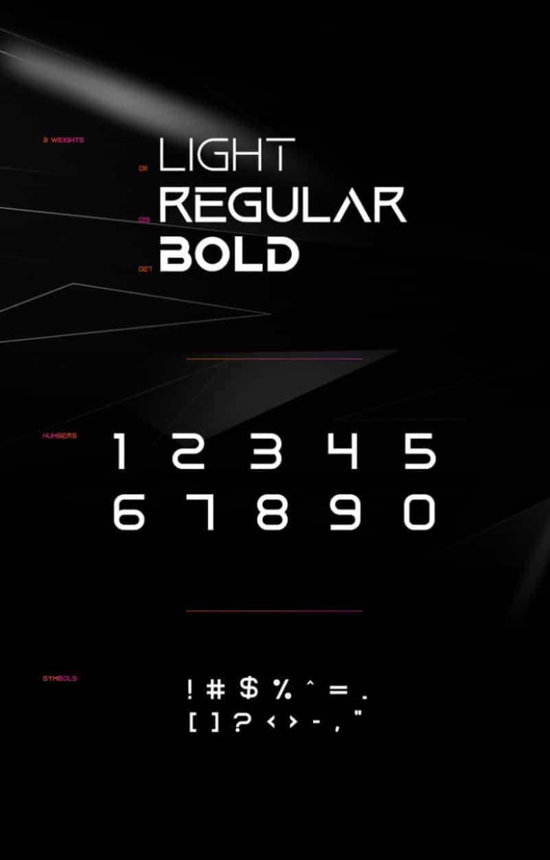 Aquire Free Font Image 2