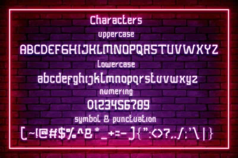 Lobots Collection Font Image 3
