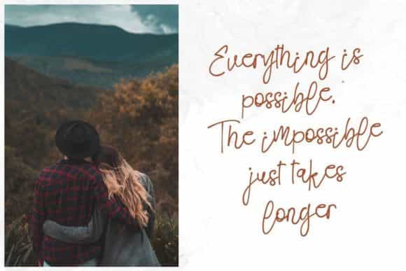 Ayesha Burns Handwritten Font Image 3
