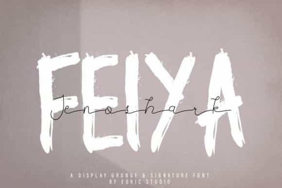 Jenoshark Feiya Font Duo Image 1