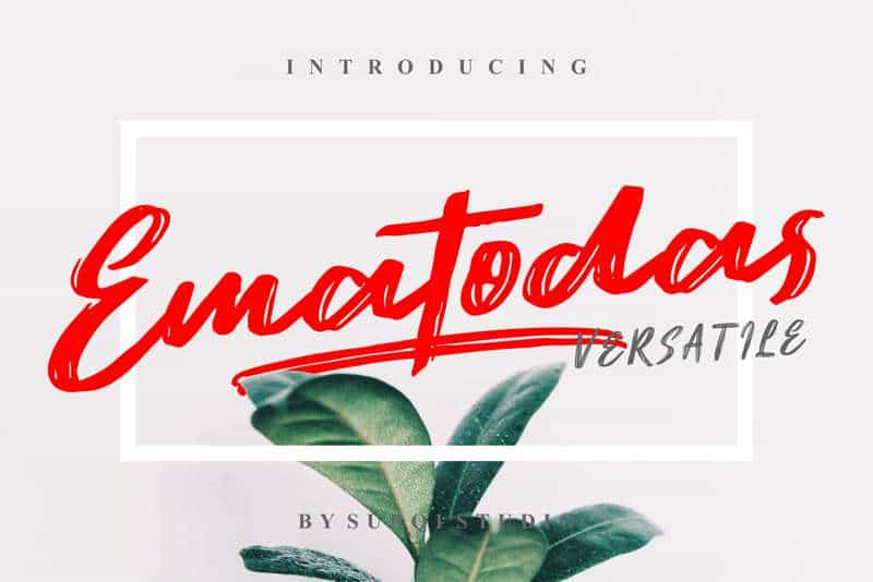 Ematodas Font Image 1