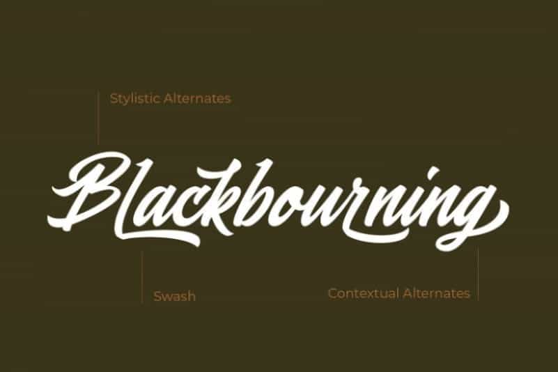 Blasteran Script Font Image 3