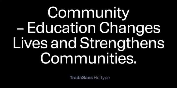 TradaSans Font Family Image 2