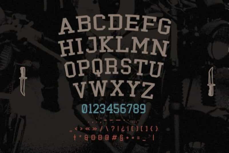 Black Milk Display Font Image 3