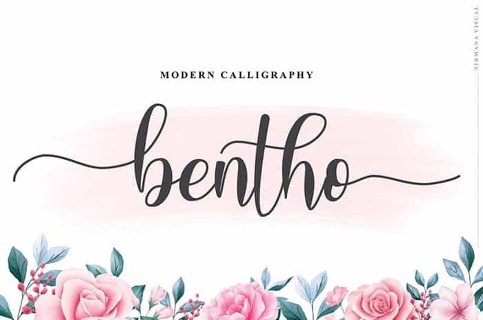 Bentho Font Image 1