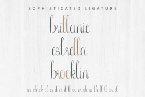 Goshty Doll Calligraphy Font Image 2