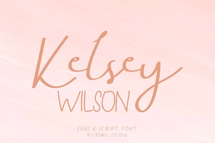 Kelsey Wilson Font Duo