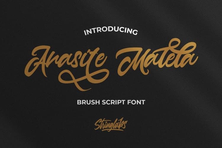 Anasite Malela Bold Script Font
