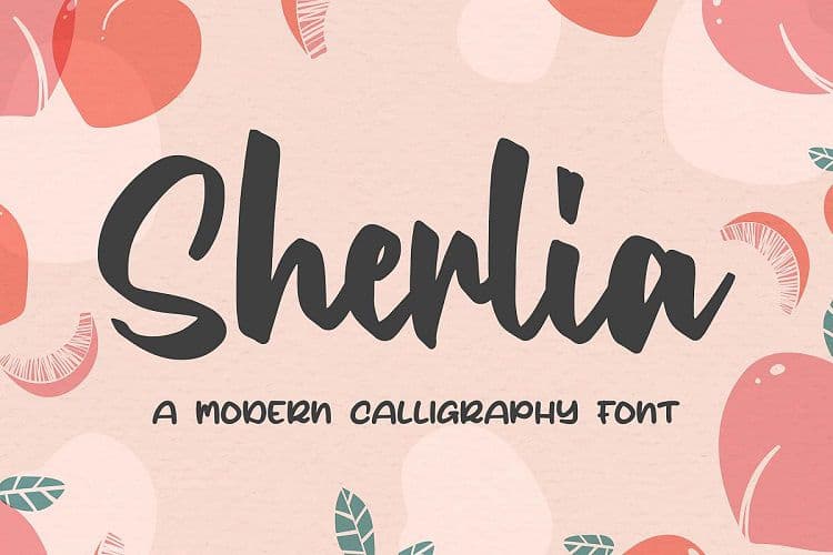 Sherlia Modern Calligraphy Font