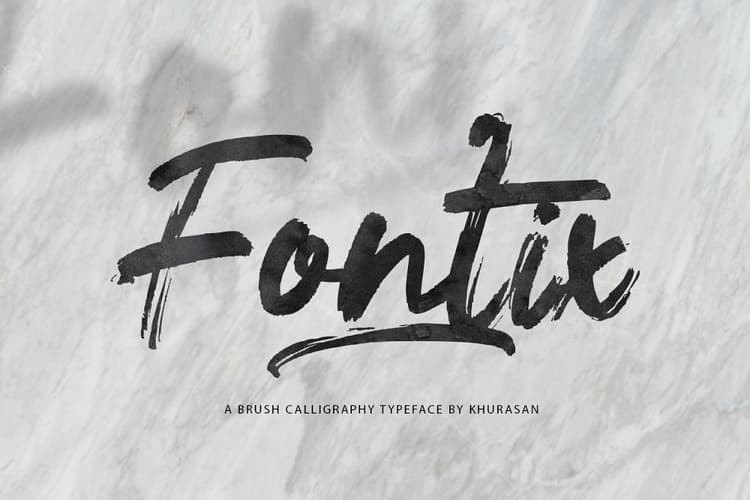 Fontix Brush Font