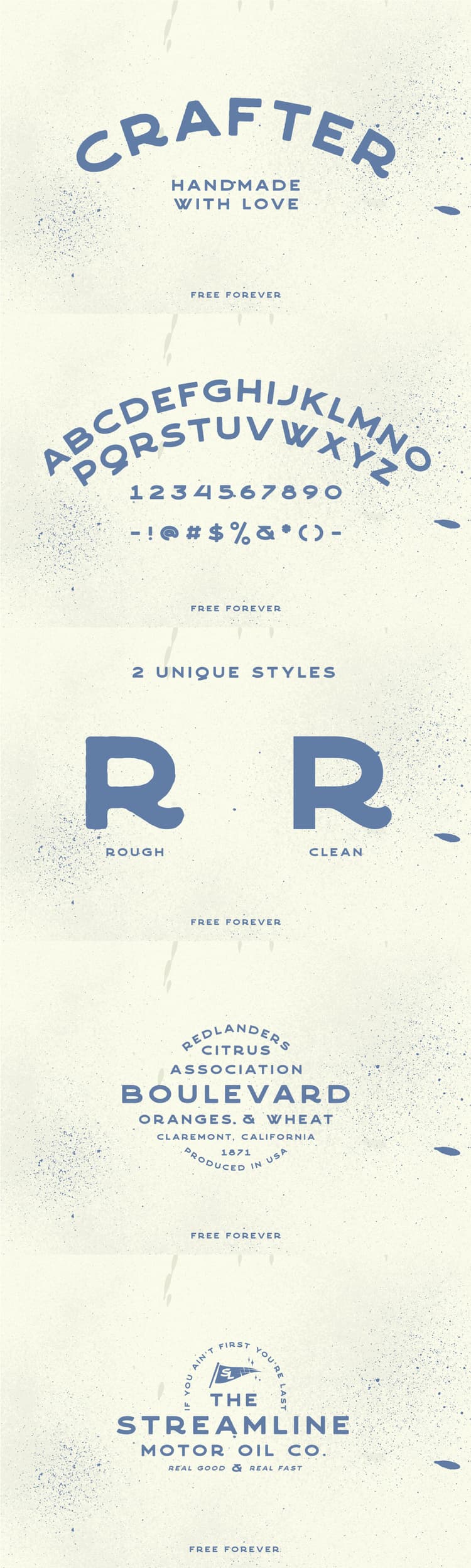 Crafter Vintage Font Free