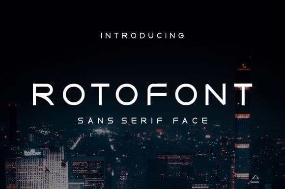 Roto Sans Serif Font