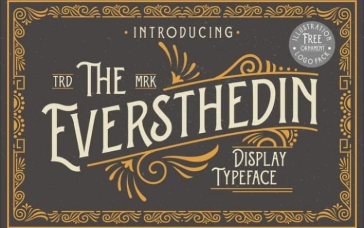 Eversthedin Display Font
