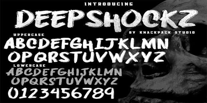 Deepshockz Font