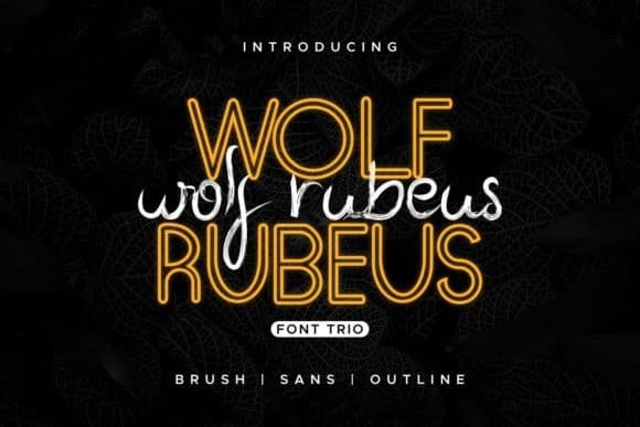 Wolf Rubeus Font Duo