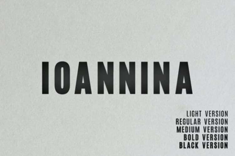 Ioannina Sans Font Family