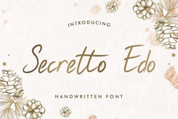 Secretto Edo Font
