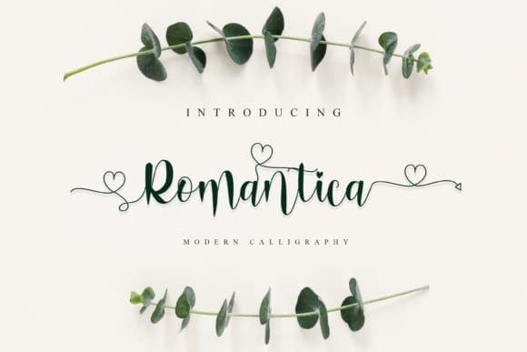 Romantica Modern Calligraphy Font