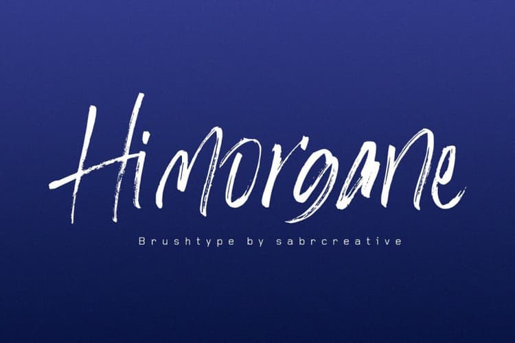 Hi Morgane Brush Font
