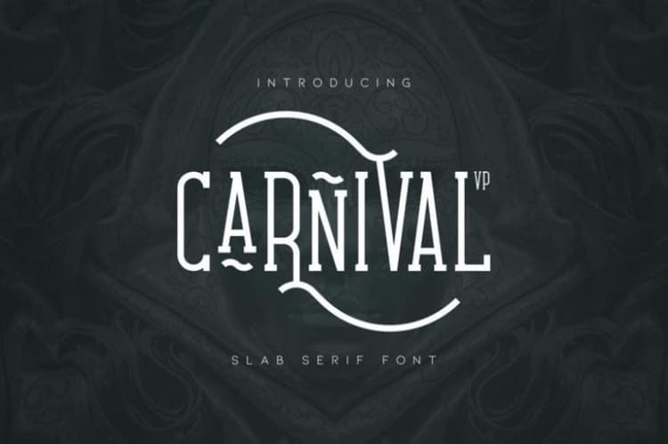 Carnival VP Slab Serif Font