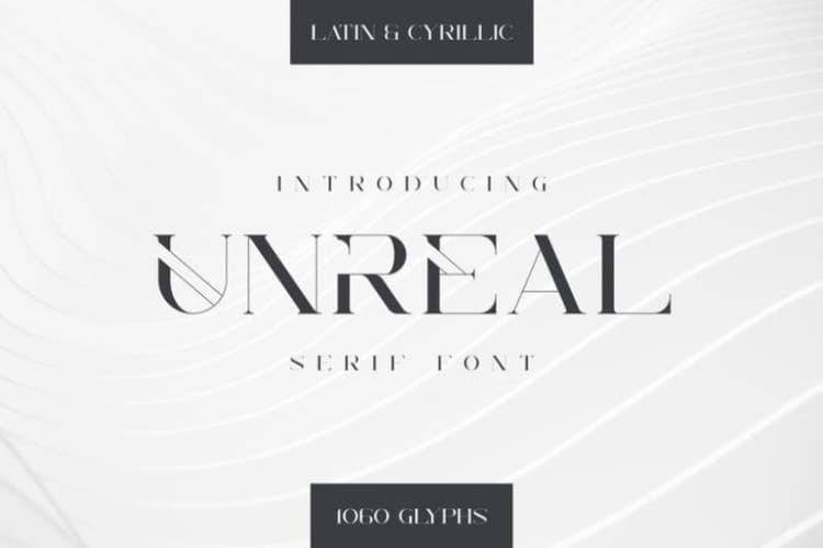 Unreal Serif Font