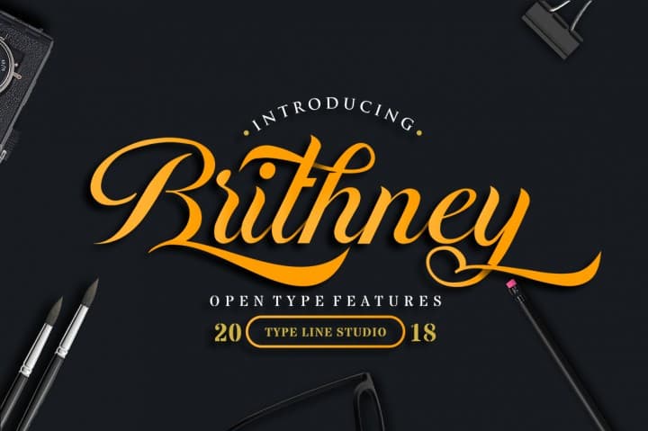 Brithney Script Font