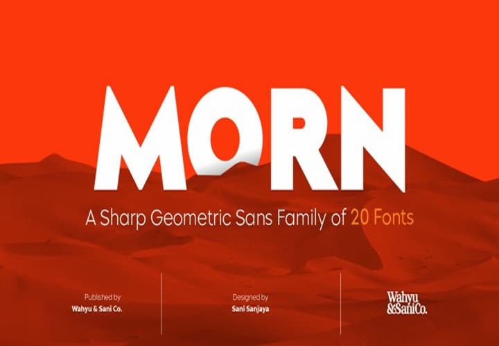 Morn Sans Serif Font