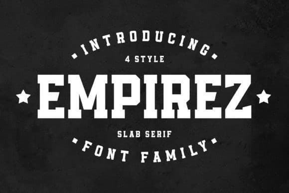 Empirez Slab Serif Font Family