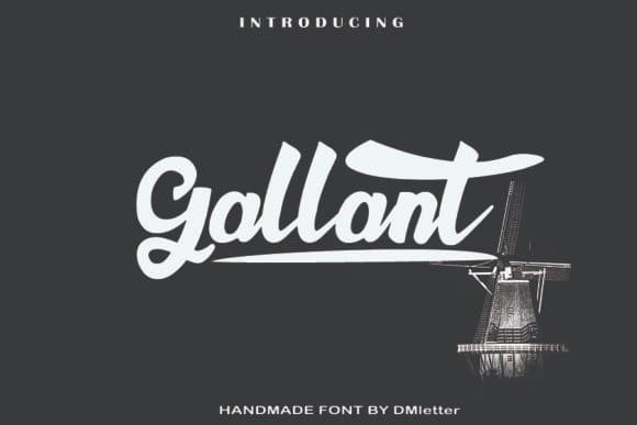 Gallant Script Font