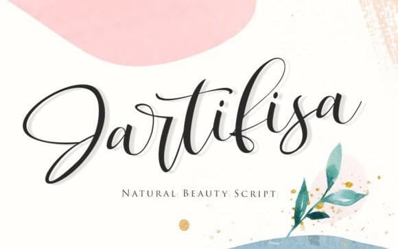 Jartafisa Calligraphy Font