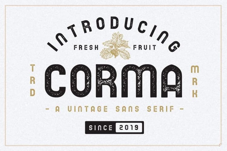 Corma Vintage Sans Font