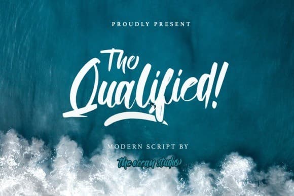 Qualified Script Font