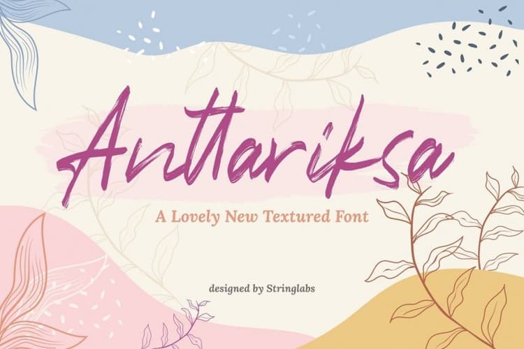Anttariksa Brush Script Font