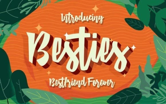 Besties Script Font