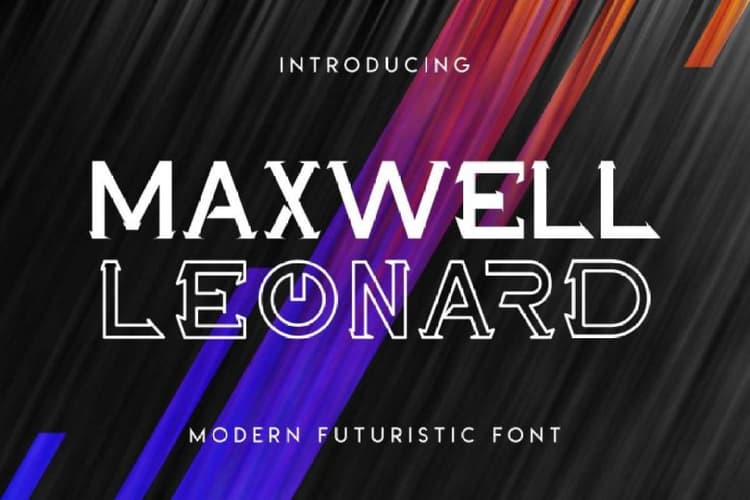 Maxwell Leonard Display Font