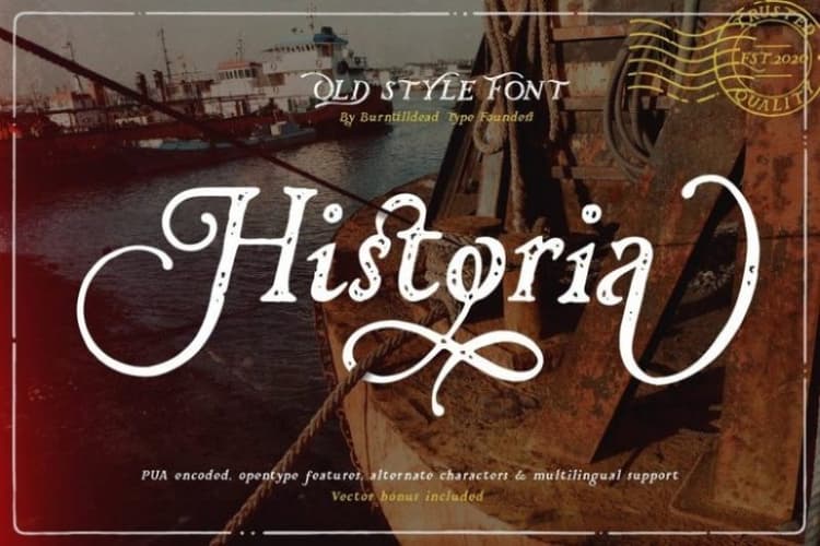 Historia Serif Font