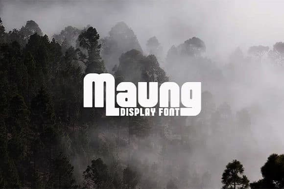 Maung Display Font
