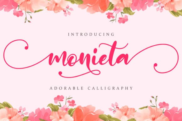 Monieta Dorable Calligraphy Font